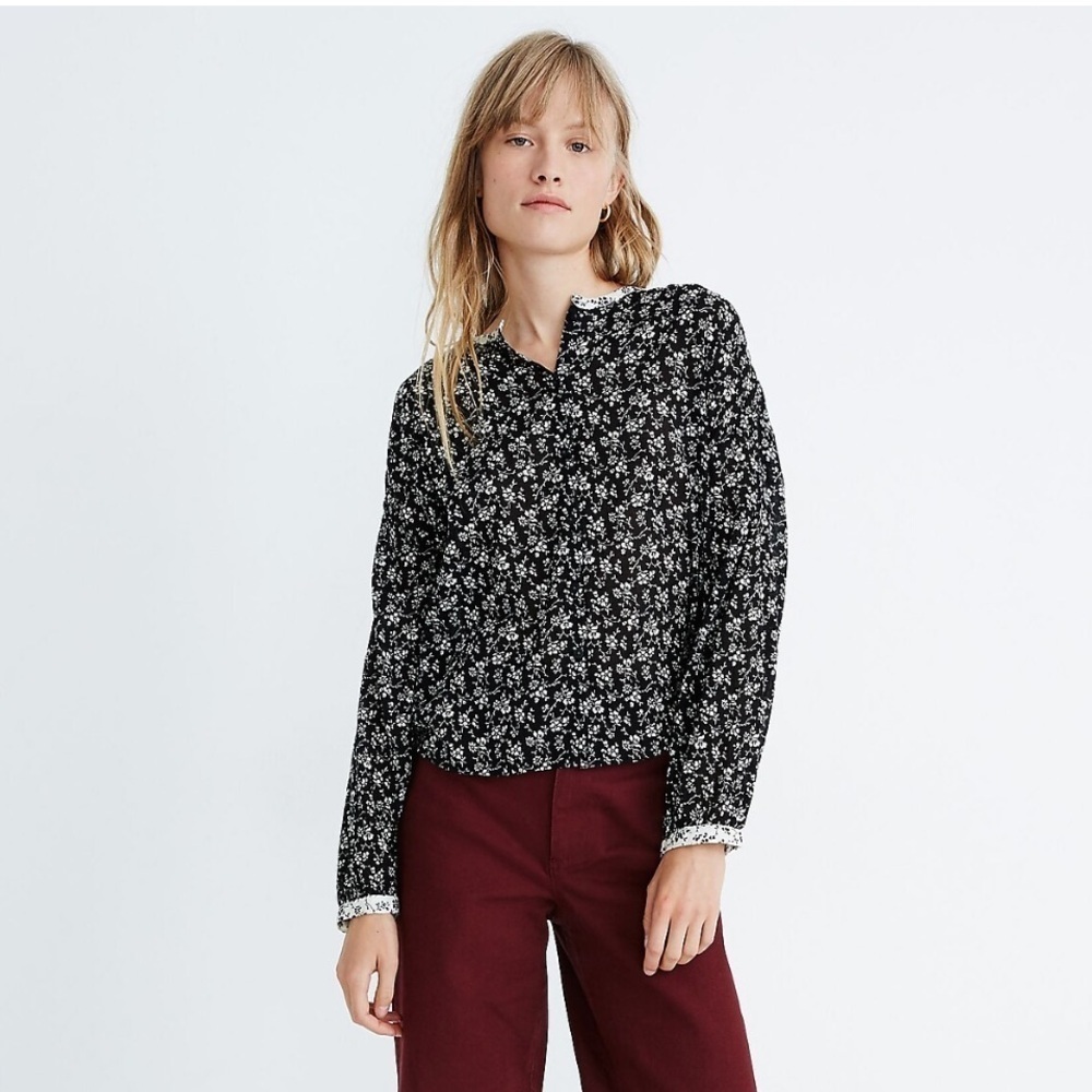 Madewell Print-Mix Meadow Shirt in Branch Floral